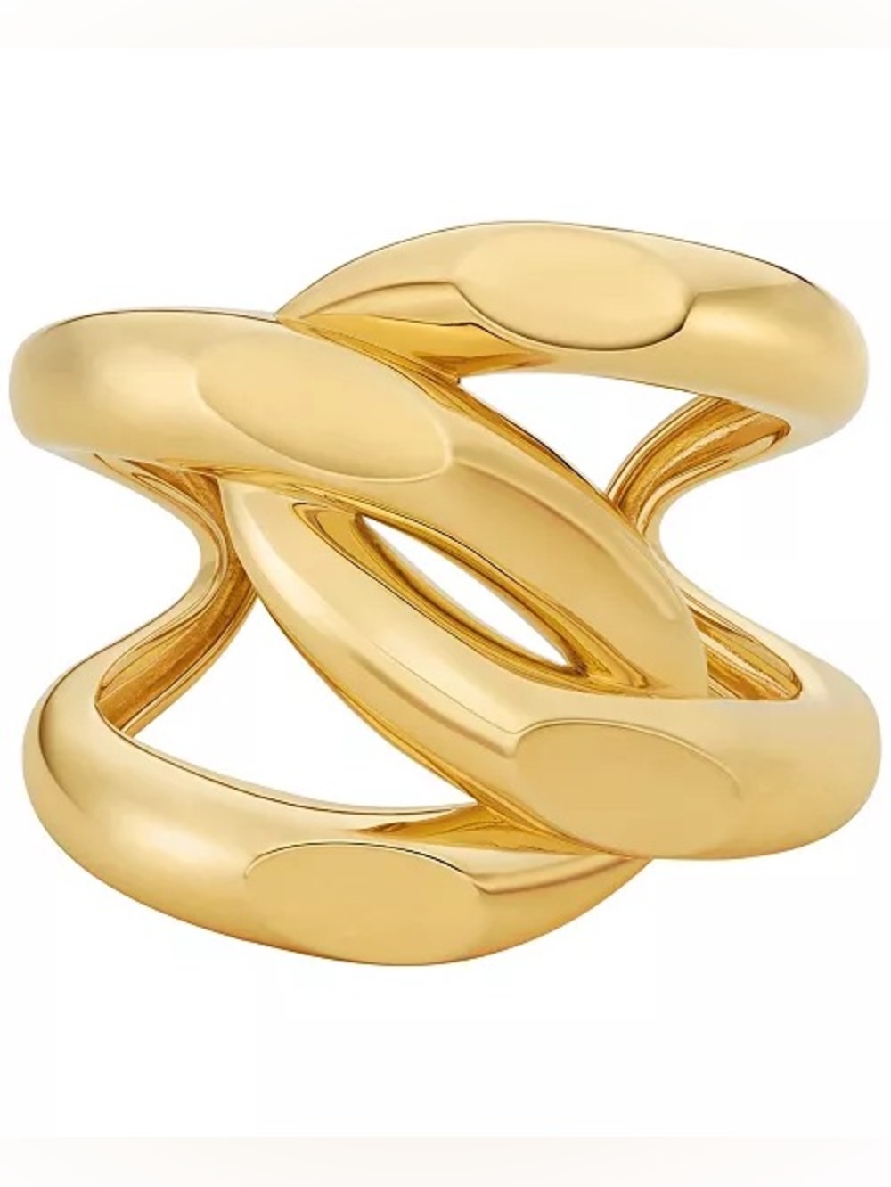 Michael Kors Gold-Tone or Silver-Tone Statement Curb Link Cuff Bracelet
